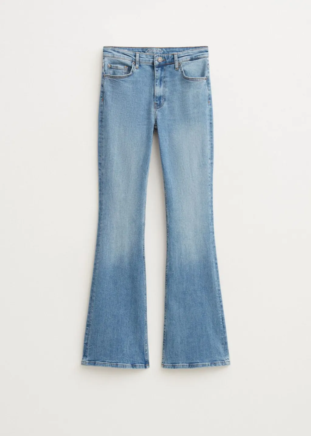 Jeans<The Sting Flared jeans blauw, used middle
