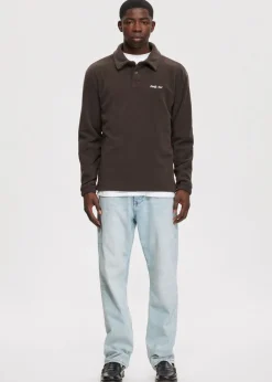 Polo's|Sweaters En Hoodies<The Sting Fleece polo bruin