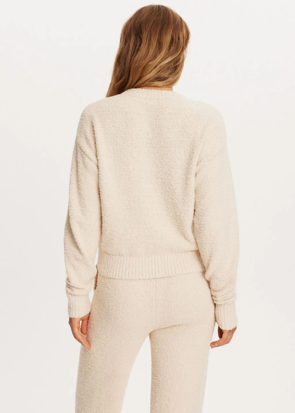Truien En Vesten<The Sting Fluffy trui lichtzand
