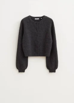 Truien En Vesten<The Sting Gebreid vest lange mouwen antraciet