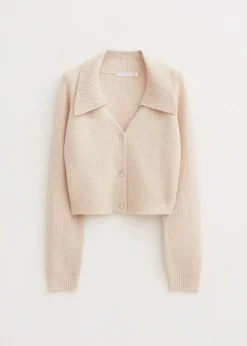 Truien En Vesten<The Sting Gebreid vest met brede kraag wit, off-white