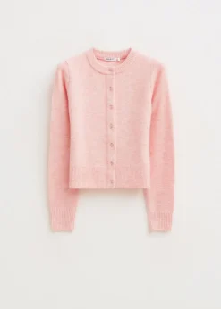 Basics|Truien En Vesten<The Sting Gebreid vest met knopen rose