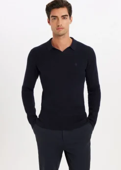 Polo's|Truien En Vesten<The Sting Gebreide johnny polo donkerblauw