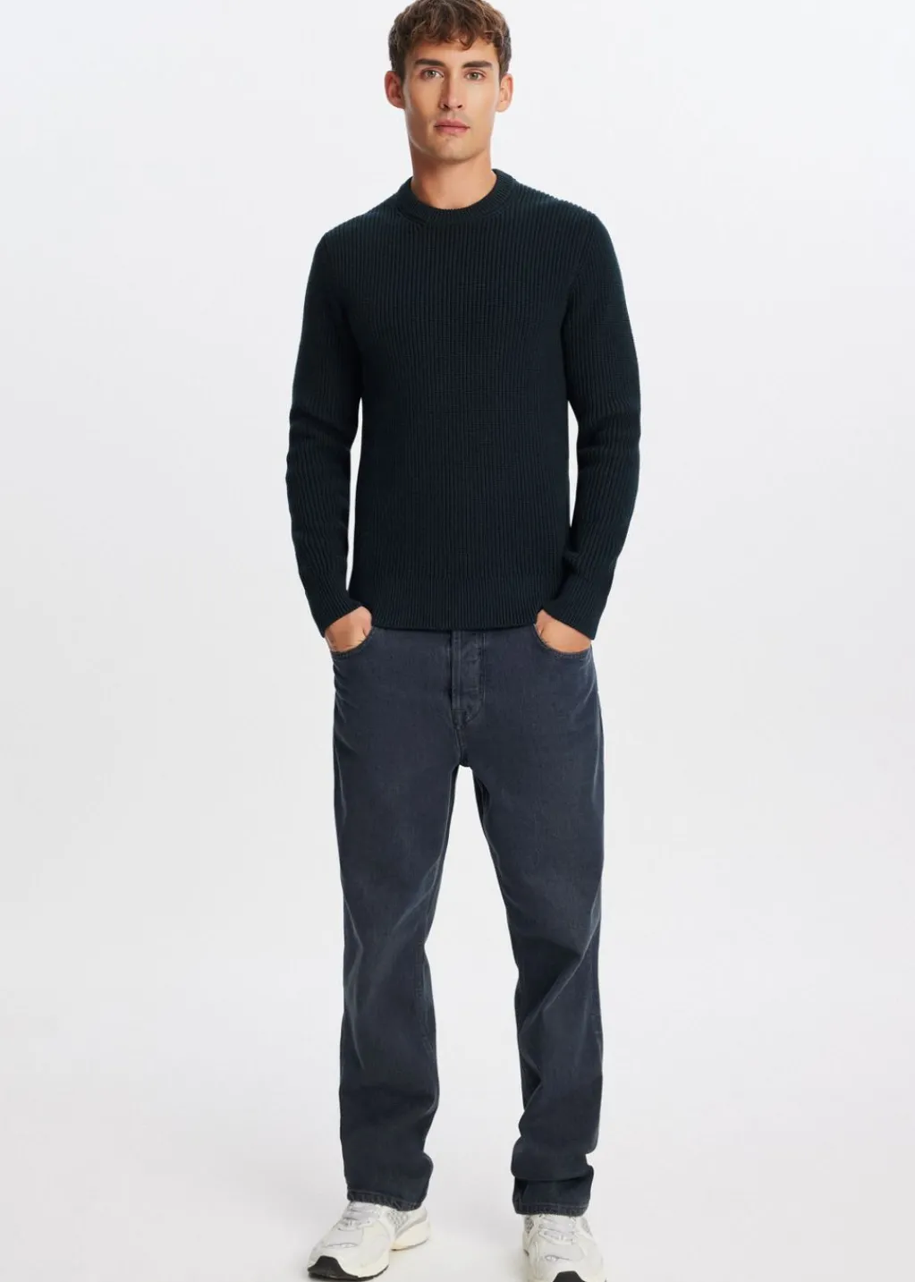 Basics|Truien En Vesten<The Sting Gebreide trui groen bottle, midden
