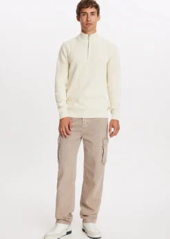 Truien En Vesten<The Sting Gebreide trui met half zip bone
