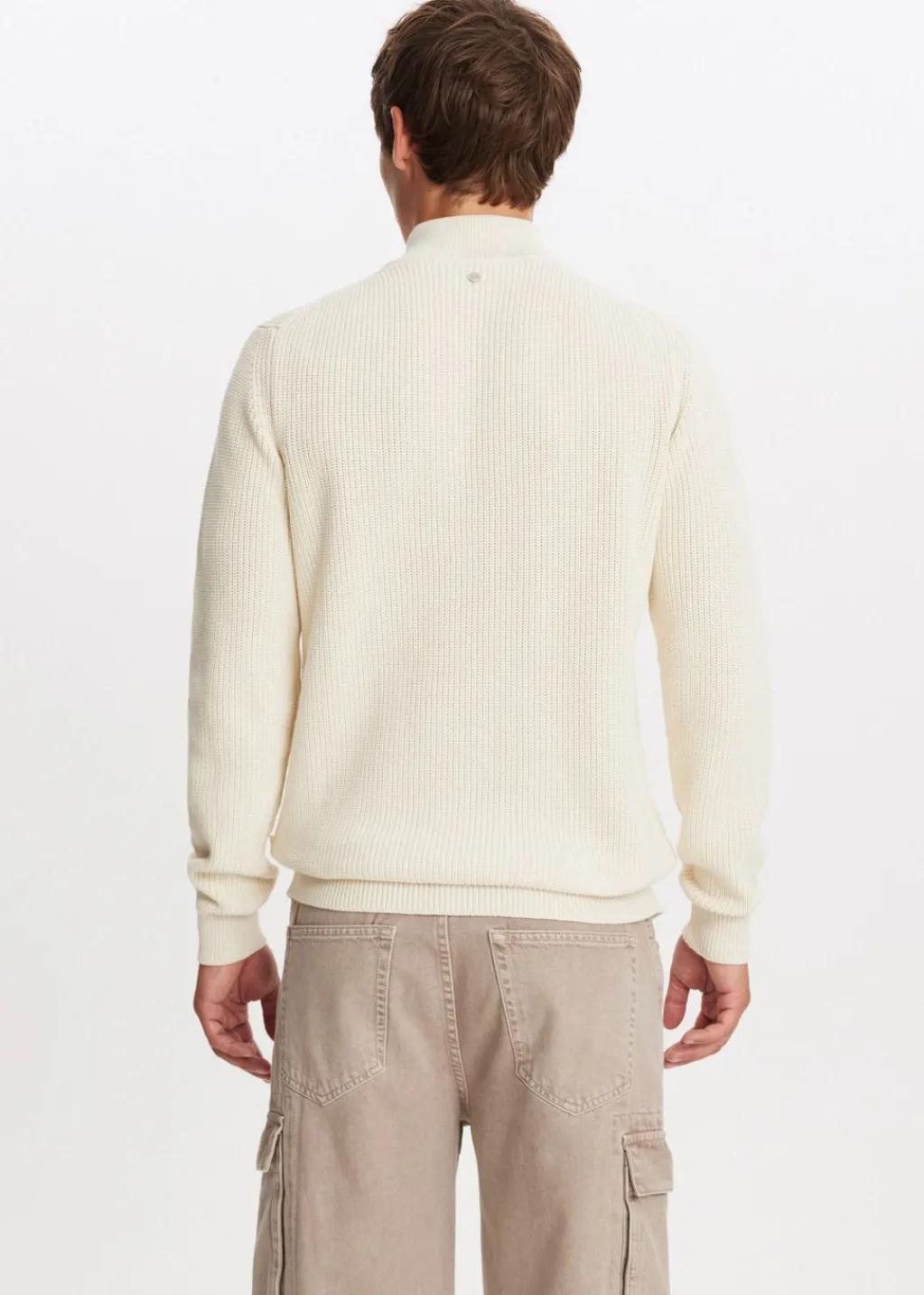 Truien En Vesten<The Sting Gebreide trui met half zip bone