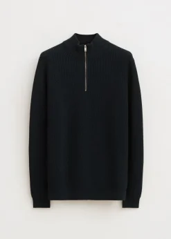 Truien En Vesten<The Sting Gebreide trui met half zip groen bottle, donker
