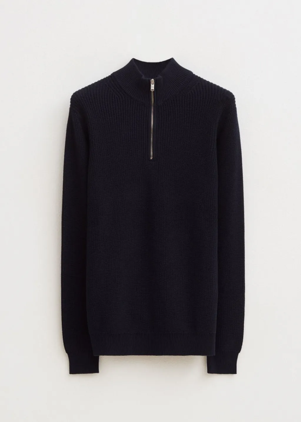Truien En Vesten<The Sting Gebreide trui met half zip donkerblauw
