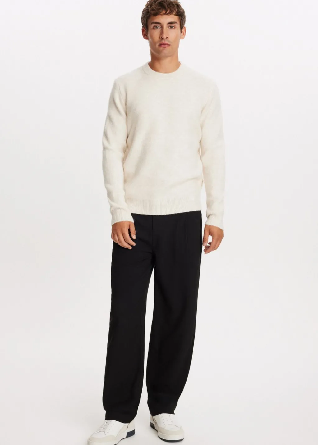 Truien En Vesten<The Sting Gebreide trui pullover off-white gemêleerd