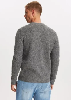 Truien En Vesten<The Sting Gebreide trui pullover antraciet gemêleerd