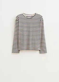 T-Shirts<The Sting Gestreepte longsleeve grijs