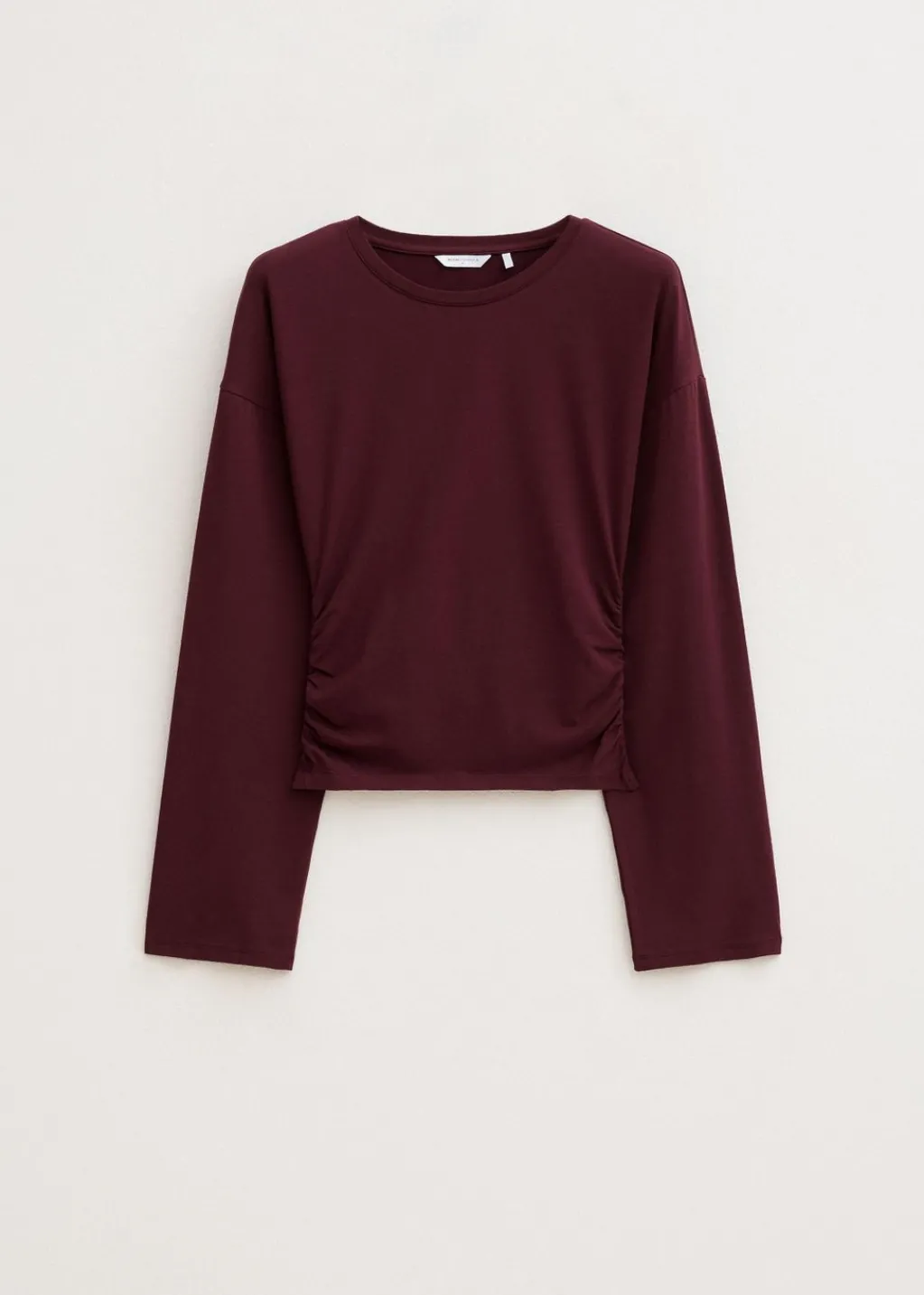 T-Shirts<The Sting Getailleerd t-shirt met lange mouwen bordeaux