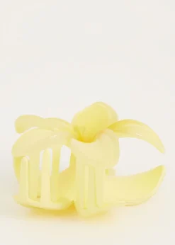 Haaraccessoires<The Sting Haarclip bloem lichtgeel