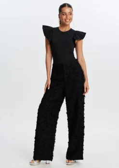 Broeken<The Sting Hairy pantalon zwart