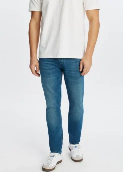 Jeans<The Sting Harvey slim fit jeans blauw, used middle