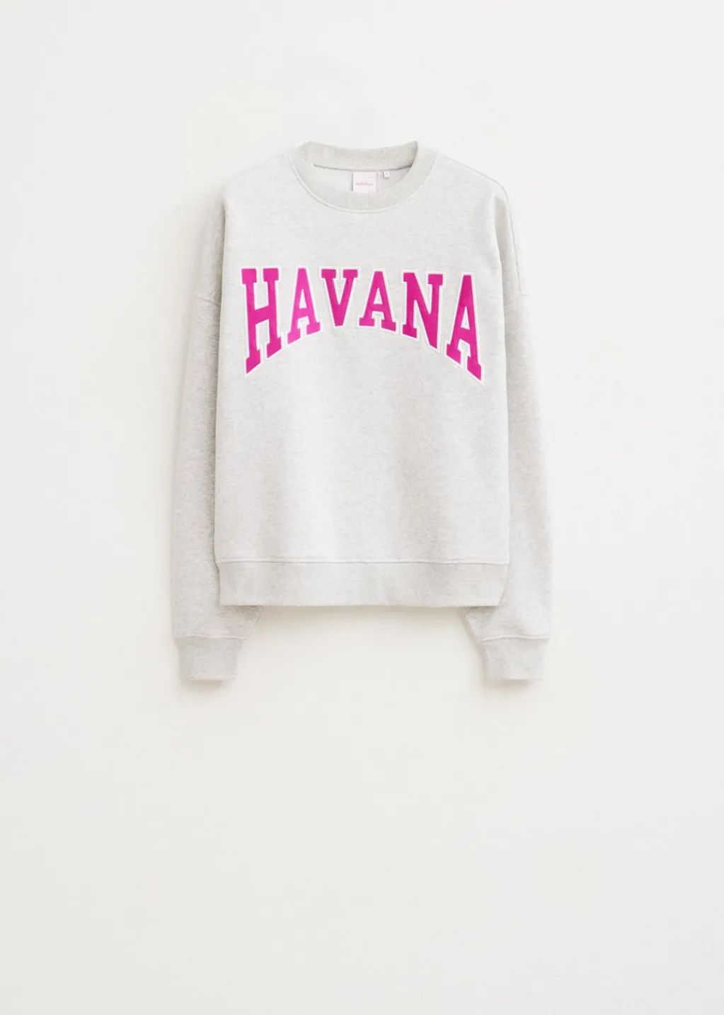 Sweaters En Hoodies<The Sting Havana velvet sweater grijs gemêleerd