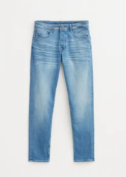 Jeans<The Sting Heaton sweat regular jeans blauw, used middle