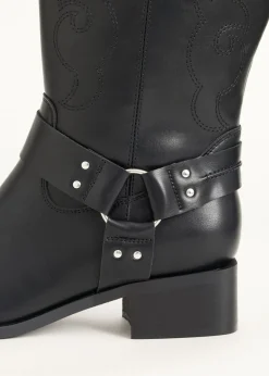 Schoenen<The Sting Hoge cowboylaarzen zwart