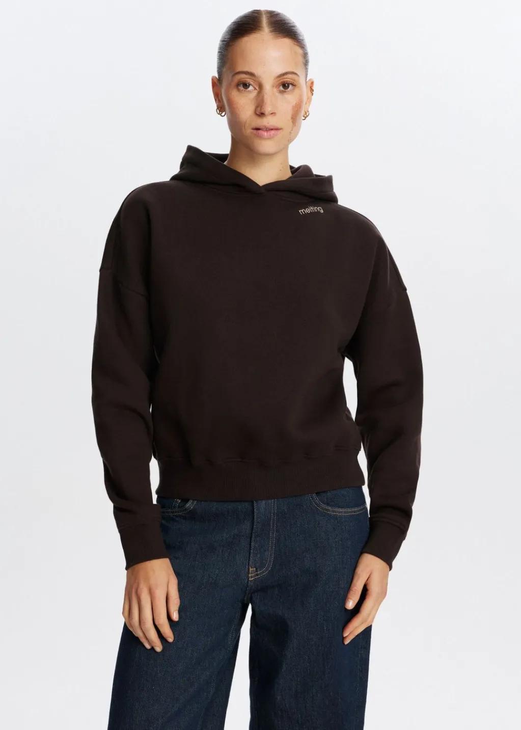 Sweaters En Hoodies<The Sting Hoodie Melting donkerbruin