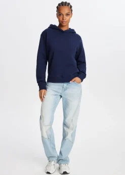 Sweaters En Hoodies<The Sting Hoodie met kanten detail donkerblauw