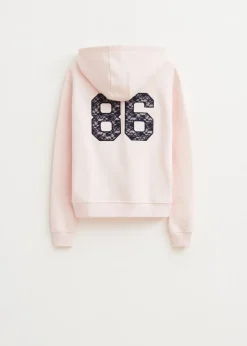 Sweaters En Hoodies<The Sting Hoodie met kanten detail lichtroze