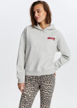 Sweaters En Hoodies<The Sting Hoodie met kersenprint grijs, licht melee