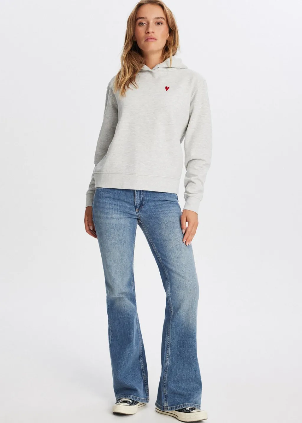 Sweaters En Hoodies<The Sting Hoodie met koffieprint grijs, licht melee