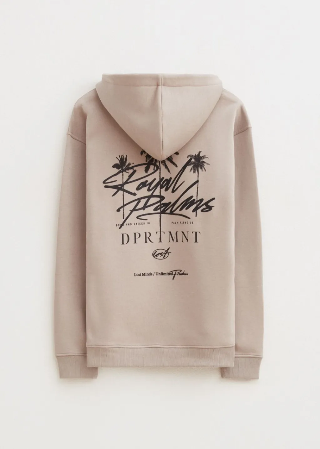 Sweaters En Hoodies<The Sting Hoodie met palmbomen taupe, light