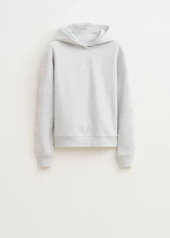 Sweaters En Hoodies<The Sting Hoodie met sleeve grijs gemêleerd