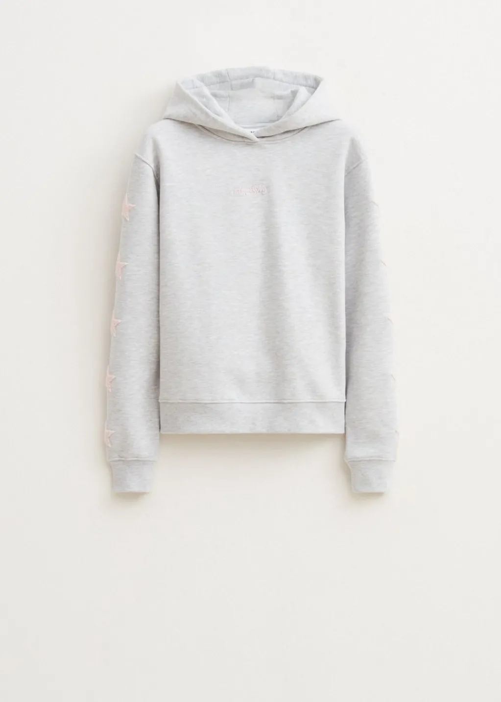 Sweaters En Hoodies<The Sting Hoodie met sleeve grijs gemêleerd