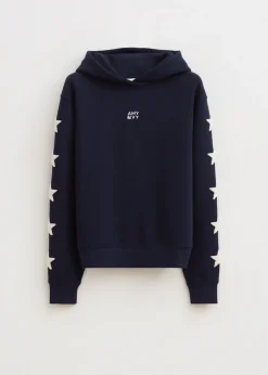 Sweaters En Hoodies<The Sting Hoodie met sleeve donkerblauw