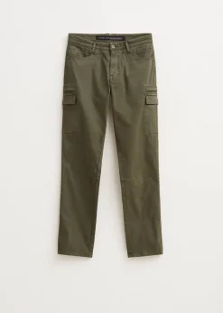 Broeken<The Sting Hybrid cargo broek donkergroen