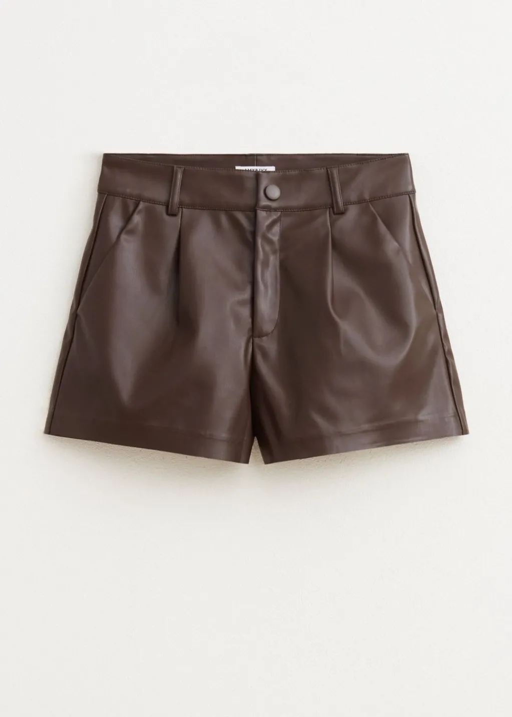 Shorts<The Sting Imitatieleren short donkerbruin