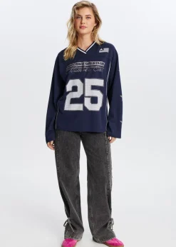 T-Shirts<The Sting Jersey t-shirt met print donkerblauw