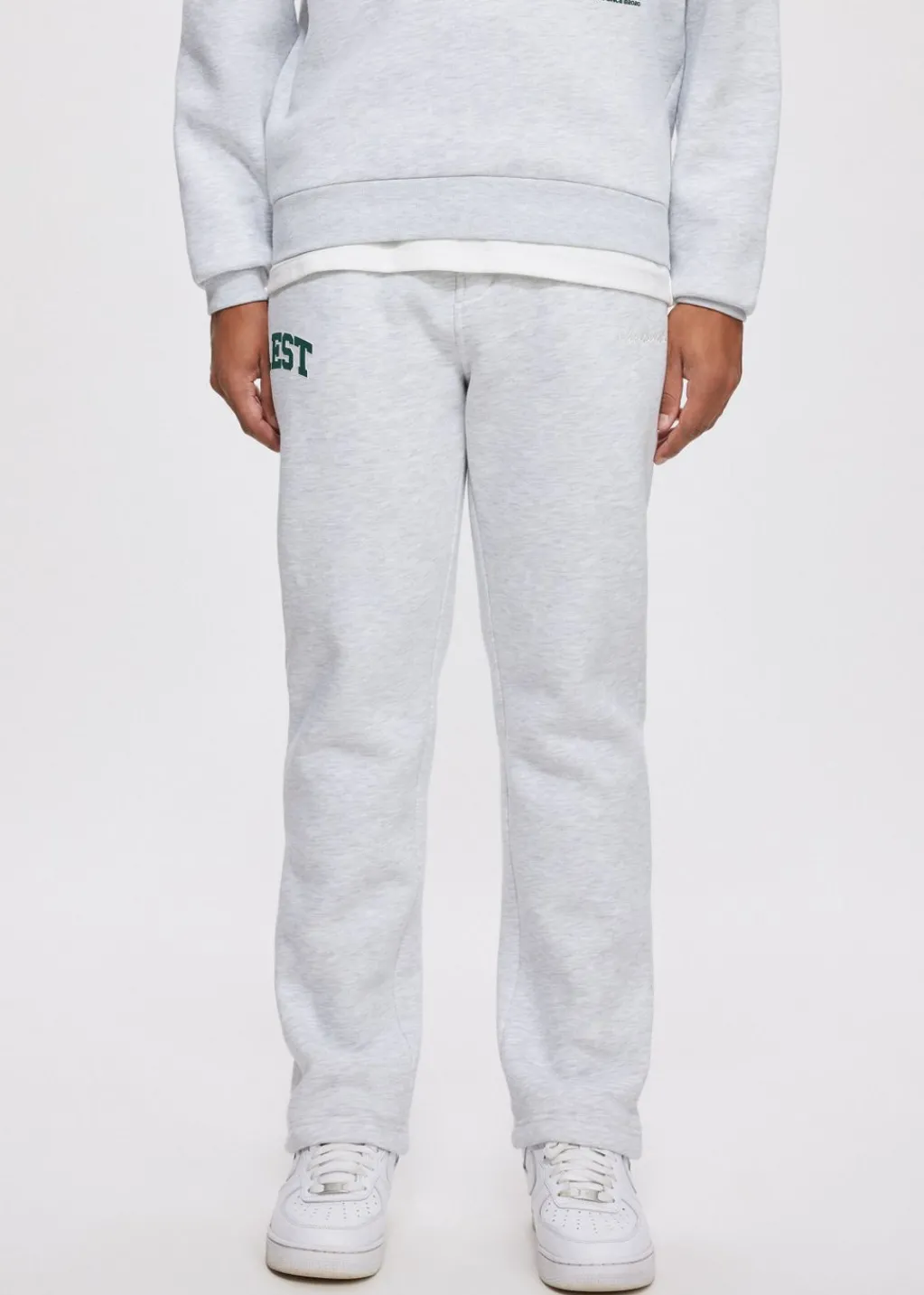 Broeken<The Sting Joggingbroek met merk grijs, licht melee