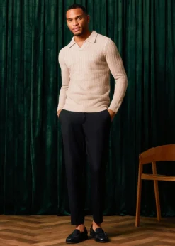 Polo's|Truien En Vesten<The Sting Johnny polo met structuur zand gemêleerd