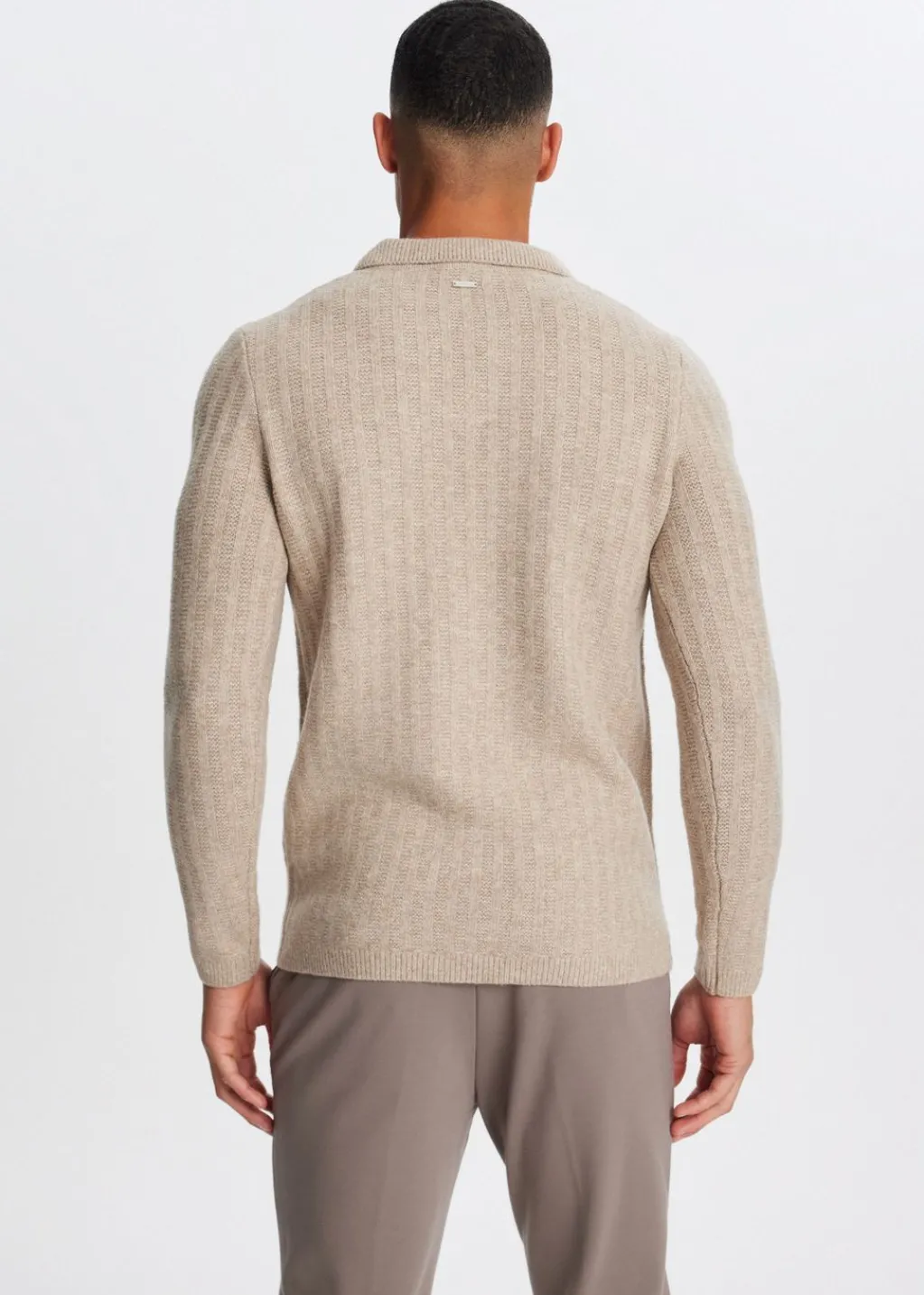 Polo's|Truien En Vesten<The Sting Johnny polo met structuur zand gemêleerd