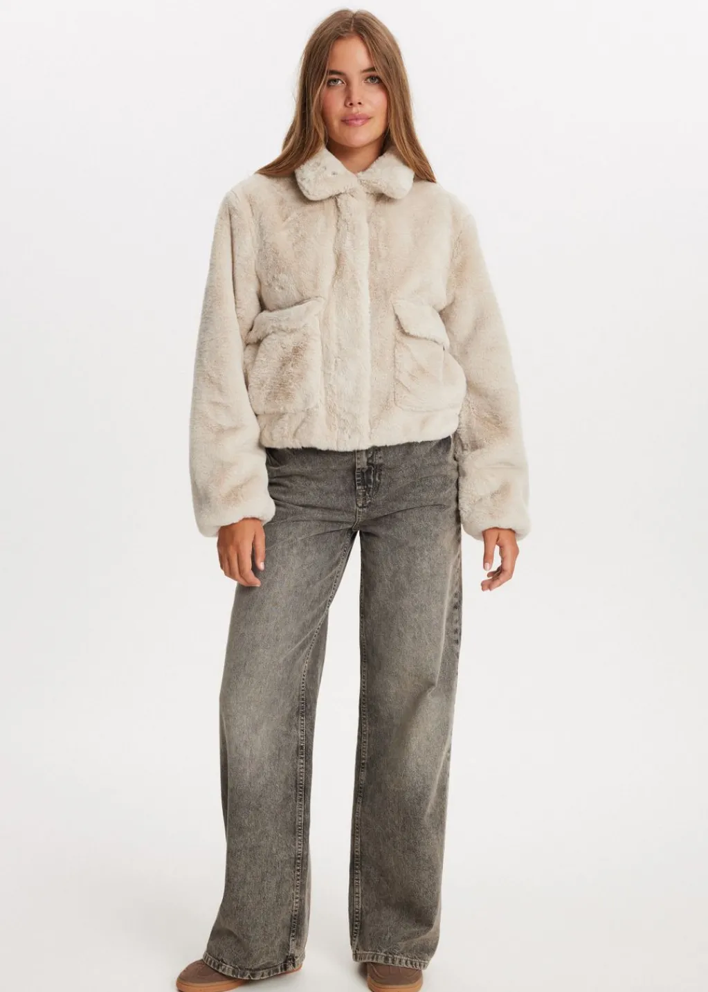 Jassen<The Sting Korte faux fur jas kit