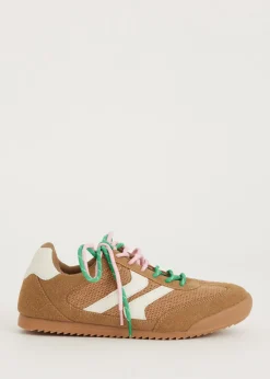 Schoenen<The Sting Lage sneakers mesh look camel