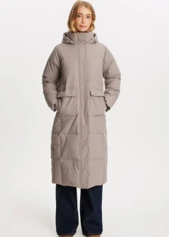 Jassen<The Sting Lange puffer jacket taupe