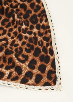 Sjaals<The Sting Leopard sjaal meerkleurig