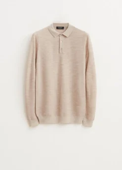 Polo's|Truien En Vesten<The Sting Merinowol polo zand