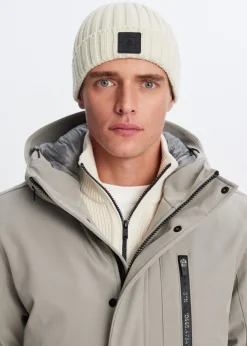 Mutsen<The Sting Muts met badge wit, off-white