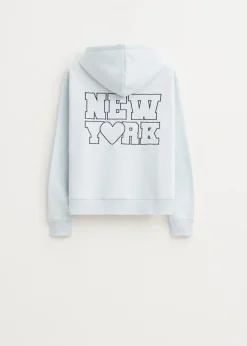 Sweaters En Hoodies<The Sting New York hoodie lichtblauw