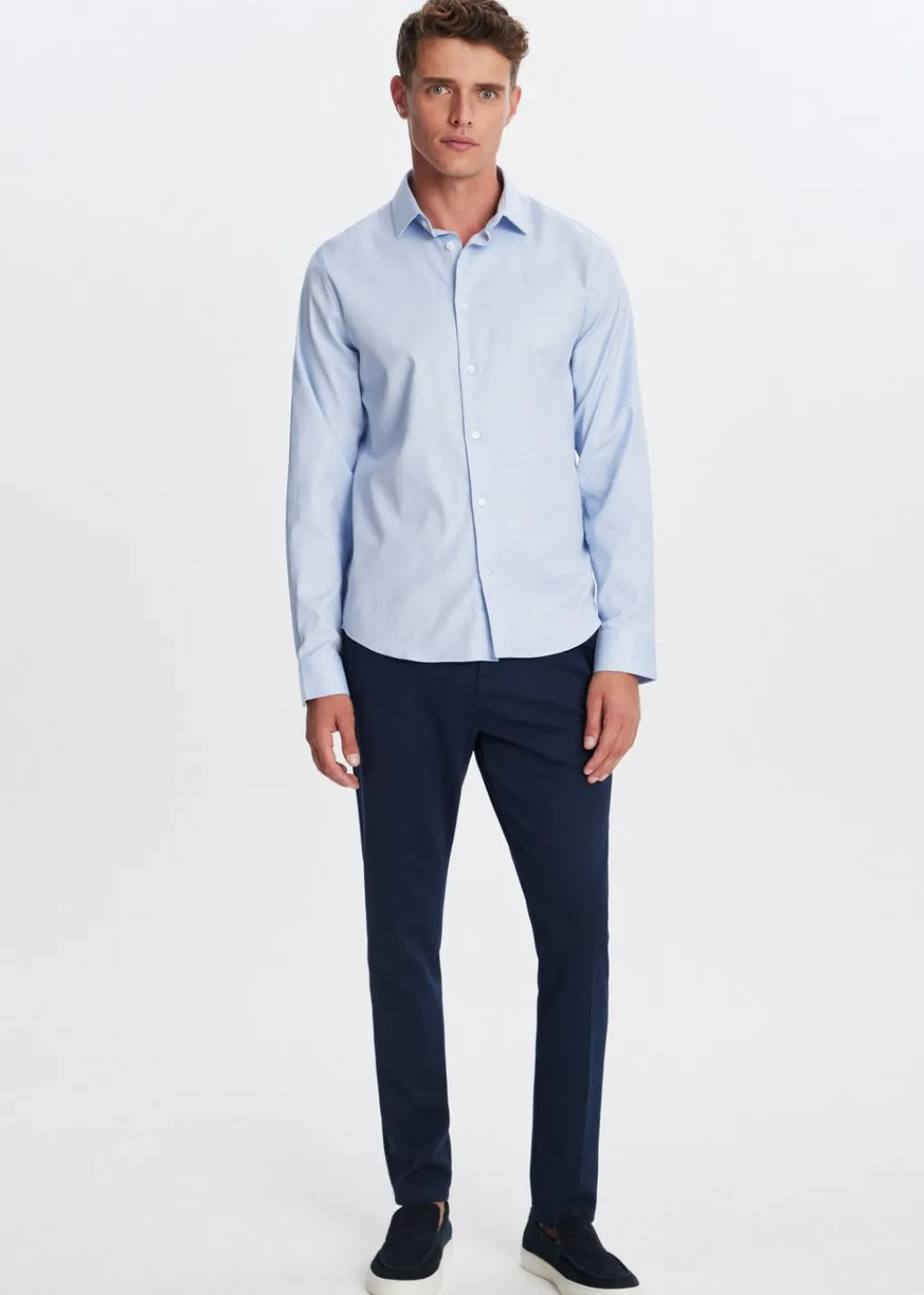Overhemden<The Sting Overhemd van twill kwaliteit lichtblauw