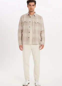 Overshirts<The Sting Overshirt met knopen zand
