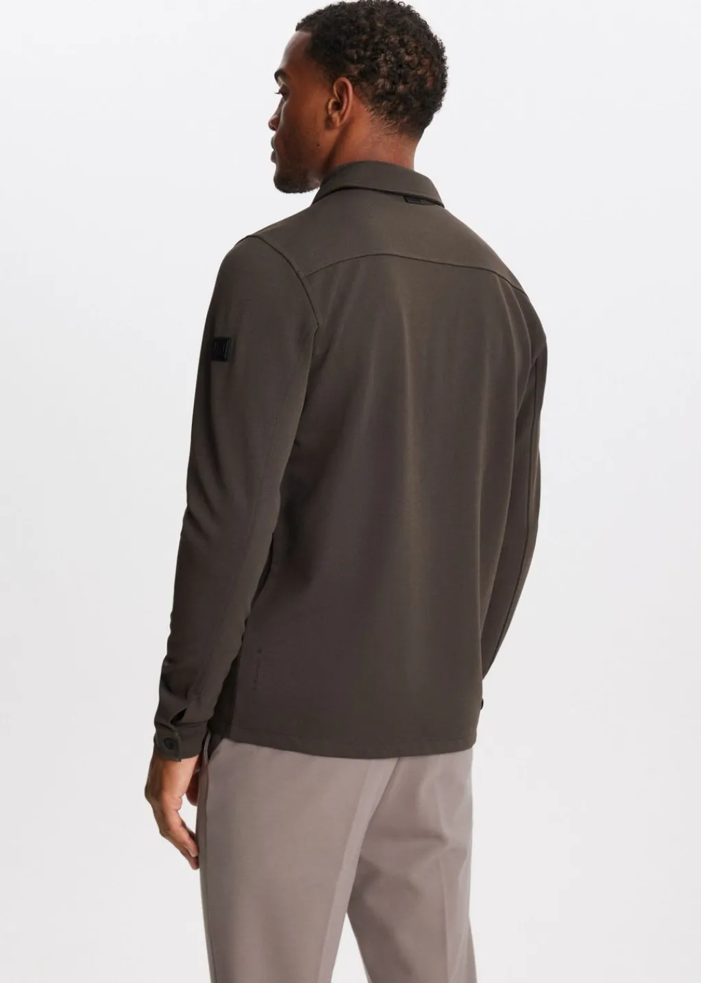 Overshirts<The Sting Overshirt met ritssluiting deepmocca