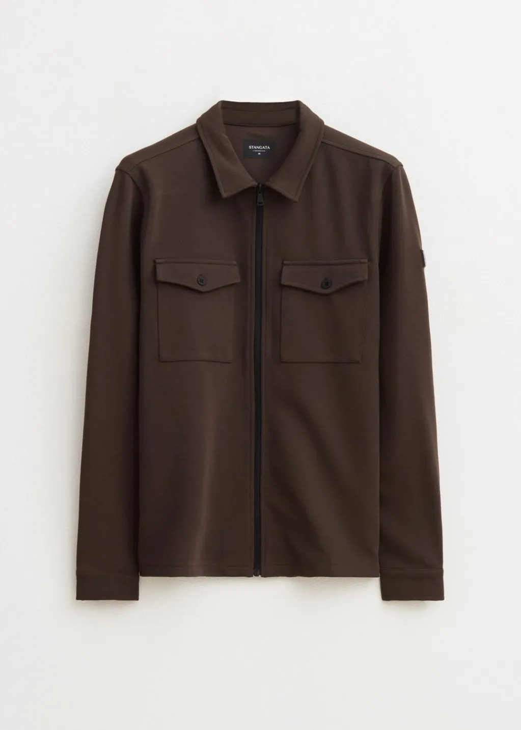 Overshirts<The Sting Overshirt met ritssluiting deepmocca