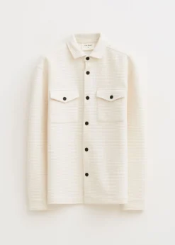 Overshirts<The Sting Overshirt met wafelstructuur ecru, melee