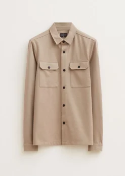 Overshirts<The Sting Overshirt piqué zand